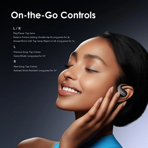 Oraimo OPN-675 OpenArc Open-Ear Wireless Earbuds - Black  for sale in Egypt from Games2Egypt