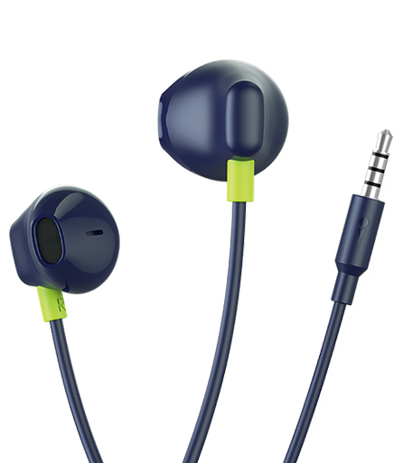 Oraimo Halo Lite OEP-320 In-Ear Wired 3.5mm Earphone - Blue  for sale in Egypt from Games2Egypt