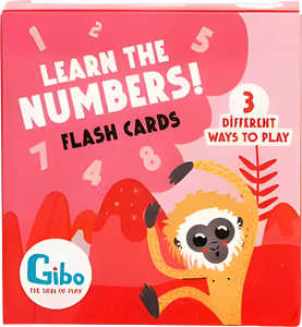 Nilco Gibo Flash Card Learn to Count Card Game -  for sale in Egypt from Games2Egypt