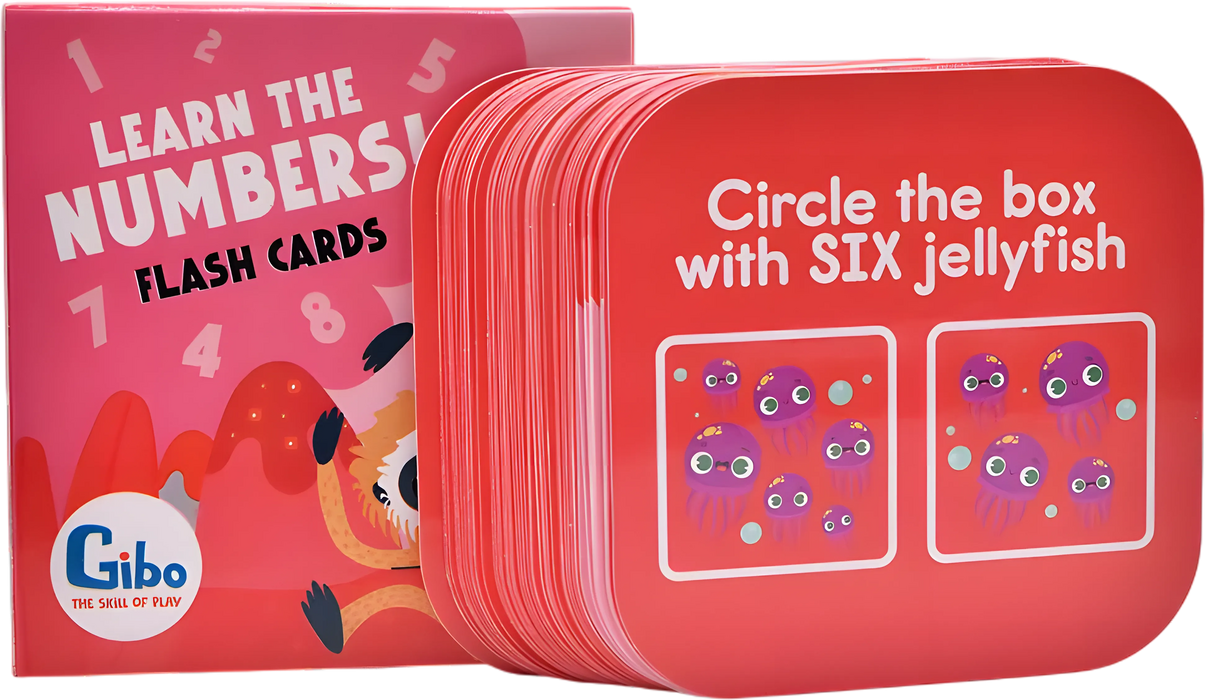Nilco Gibo Flash Card Learn to Count Card Game  for sale in Egypt from Games2Egypt