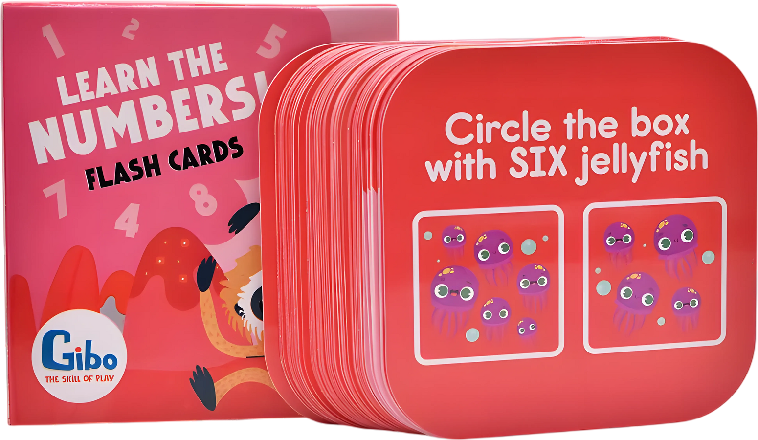 Nilco Gibo Flash Card Learn to Count Card Game – image 2