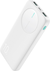 JOYROOM JR-PBF12 10000mAh LED Power Bank 22.5W - White  for sale in Egypt from Games2Egypt