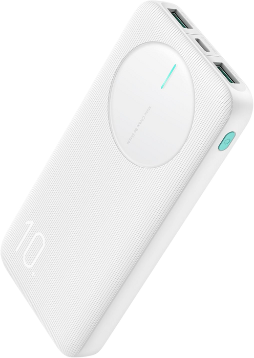 JOYROOM JR-PBF12 10000mAh LED Power Bank 22.5W - White  for sale in Egypt from Games2Egypt