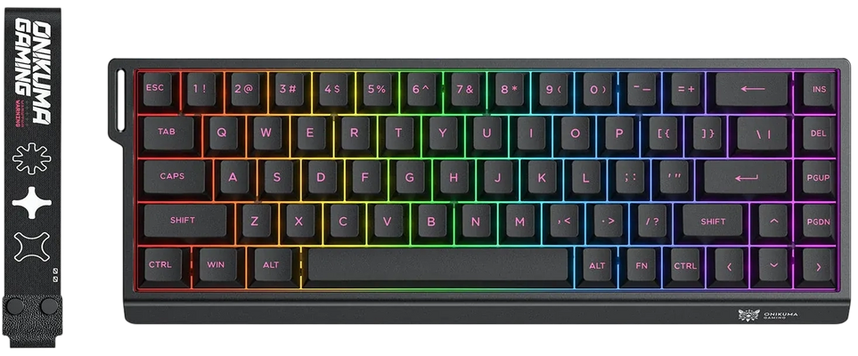 ONIKUMA MT603 Tri-Mode RGB Gaming Mechanical Keyboard - Black