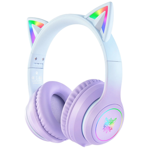ONIKUMA B90 Cat Ear RGB Wireless Gaming Headset - Purple   for sale in Egypt from Games2Egypt