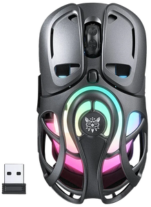أونيكوما DM02 ماوس جيمينج RGB ثلاثي الاتصال - رمادي -  للبيع في مصر من خلال Games2Egypt