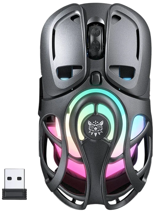ONIKUMA DM02 Tri-Mode RGB Gaming Mouse - Grey  for sale in Egypt from Games2Egypt