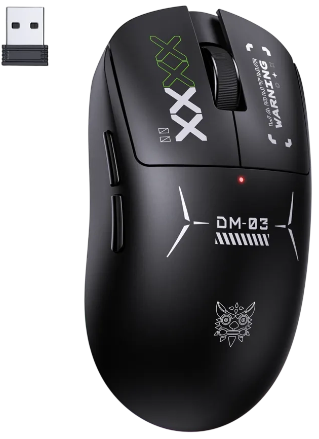 أونيكوما DM03 ماوس جيمينج تراي مود RGB ماوس جيمينج - أسود