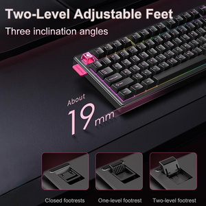 ONIKUMA MT706 Tri-Mode Gasket RGB Gaming Mechanical Keyboard - Black  for sale in Egypt from Games2Egypt