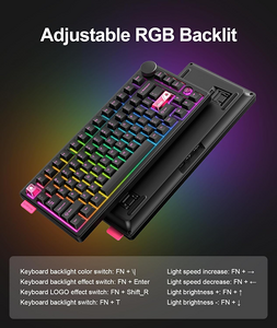 ONIKUMA MT706 Tri-Mode Gasket RGB Gaming Mechanical Keyboard - Black  for sale in Egypt from Games2Egypt