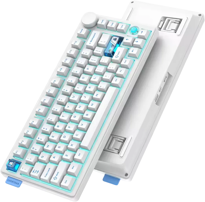 ONIKUMA MT706 Tri-Mode Gasket RGB Gaming Mechanical Keyboard - White  for sale in Egypt from Games2Egypt