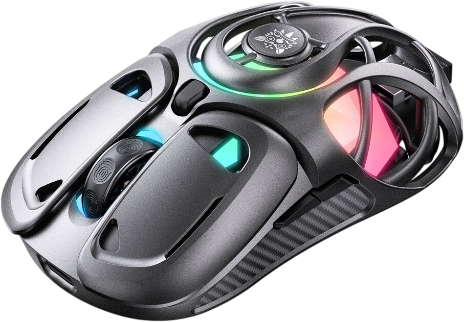 ONIKUMA DM02 Tri-Mode RGB Gaming Mouse - Grey  for sale in Egypt from Games2Egypt