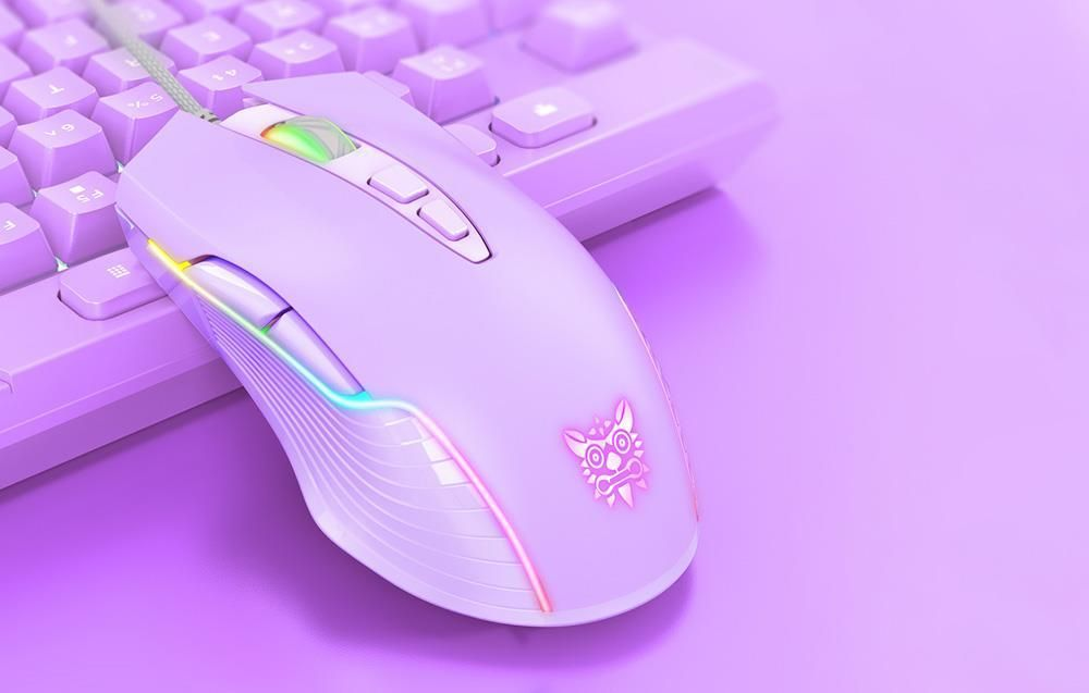 ONIKUMA CW905 RGB Wired Gaming Mouse - Purple  for sale in Egypt from Games2Egypt