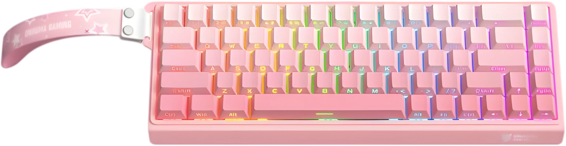 ONIKUMA G69 RGB Wired Magnetic Gaming Keyboard - Pink -  for sale in Egypt from Games2Egypt