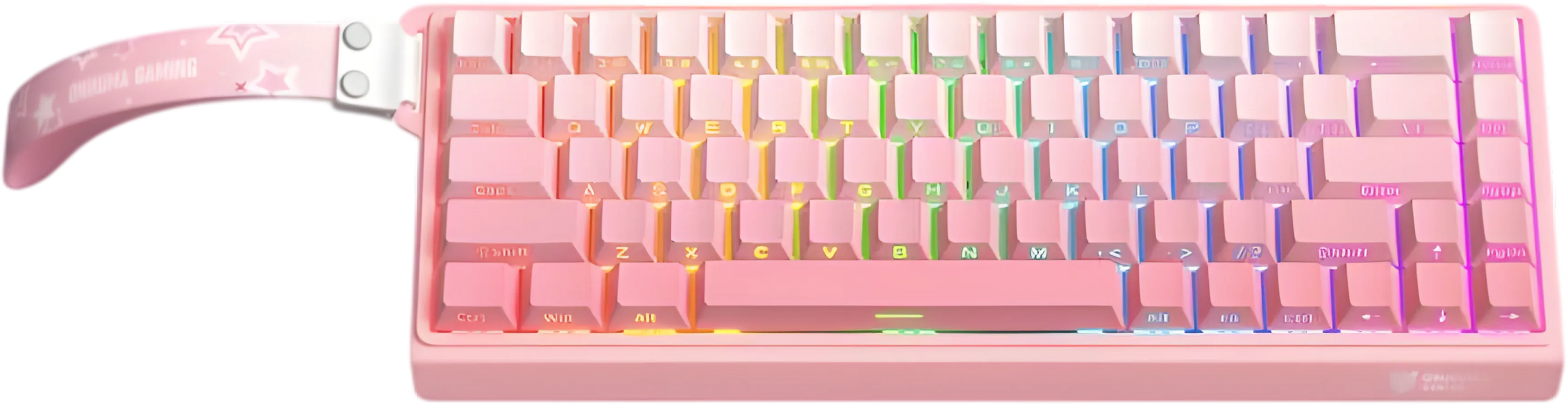 ONIKUMA G69 RGB Wired Magnetic Gaming Keyboard - Pink  for sale in Egypt from Games2Egypt