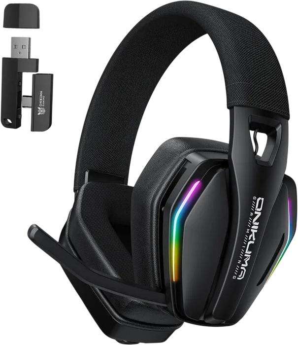 ONIKUMA GT826 Tri-Mode RGB Gaming Headset - Black  for sale in Egypt from Games2Egypt