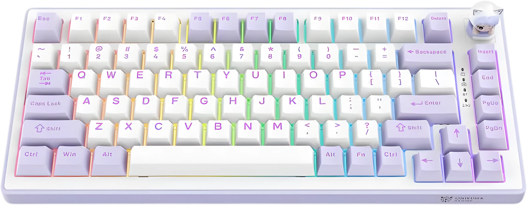 ONIKUMA MT707 Tri-Mode RGB Gaming Mechanical Keyboard - Purple  for sale in Egypt from Games2Egypt