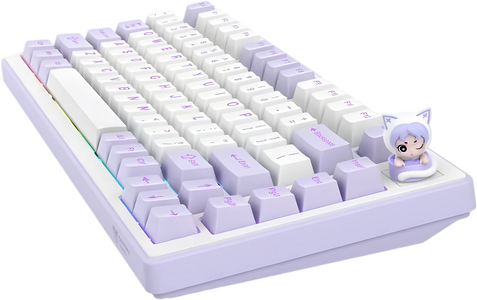 ONIKUMA MT707 Tri-Mode RGB Gaming Mechanical Keyboard - Purple  for sale in Egypt from Games2Egypt