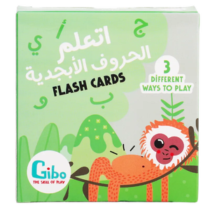 Nilco Gibo Flash Card Learn the Arabic Alphabet Game -  for sale in Egypt from Games2Egypt