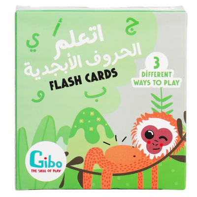 Nilco Gibo Flash Card Learn the Arabic Alphabet Game