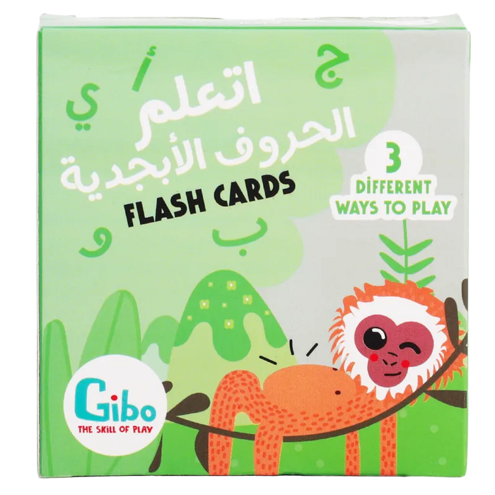 لعبة بطاقات جيبو فلاش كارد تعلم الحروف الابجدية العربية من نيلكو  للبيع في مصر من خلال Games2Egypt