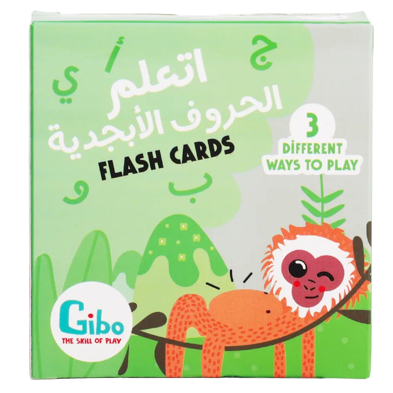 Nilco Gibo Flash Card Learn the Arabic Alphabet Game