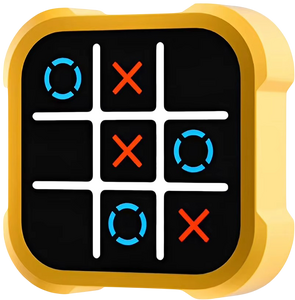 Electronic Fun Tic Tac Toe X-O Game – Yellow