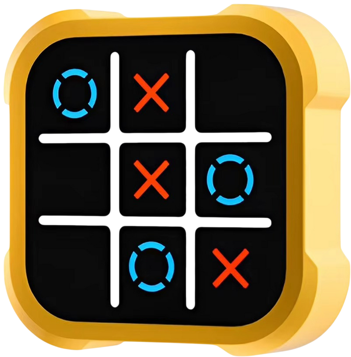 Electronic Fun Tic Tac Toe X-O Game – Yellow  for sale in Egypt from Games2Egypt