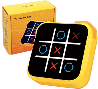 Electronic Fun Tic Tac Toe X-O Game – Yellow  for sale in Egypt from Games2Egypt