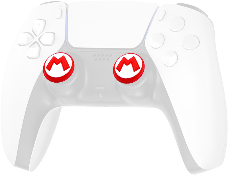 Deadskull M Mario Thumb Grips Red - 4-PCS   for sale in Egypt from Games2Egypt