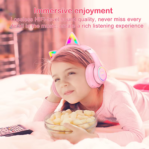 ONIKUMA B90 Cat Ear RGB Wireless Gaming Headset - Pink  for sale in Egypt from Games2Egypt