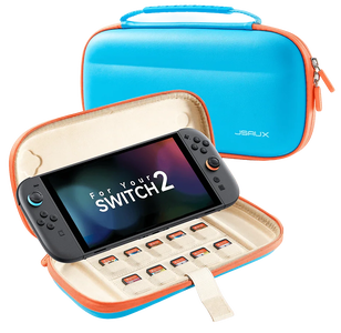 Jsaux Ultra-thin Carrying Case for Switch 2 - Blue -  for sale in Egypt from Games2Egypt