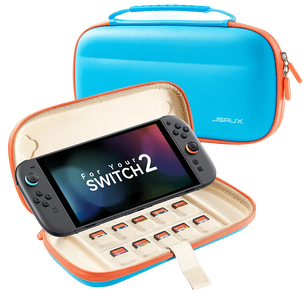 Jsaux Ultra-thin Carrying Case for Switch 2 - Blue
