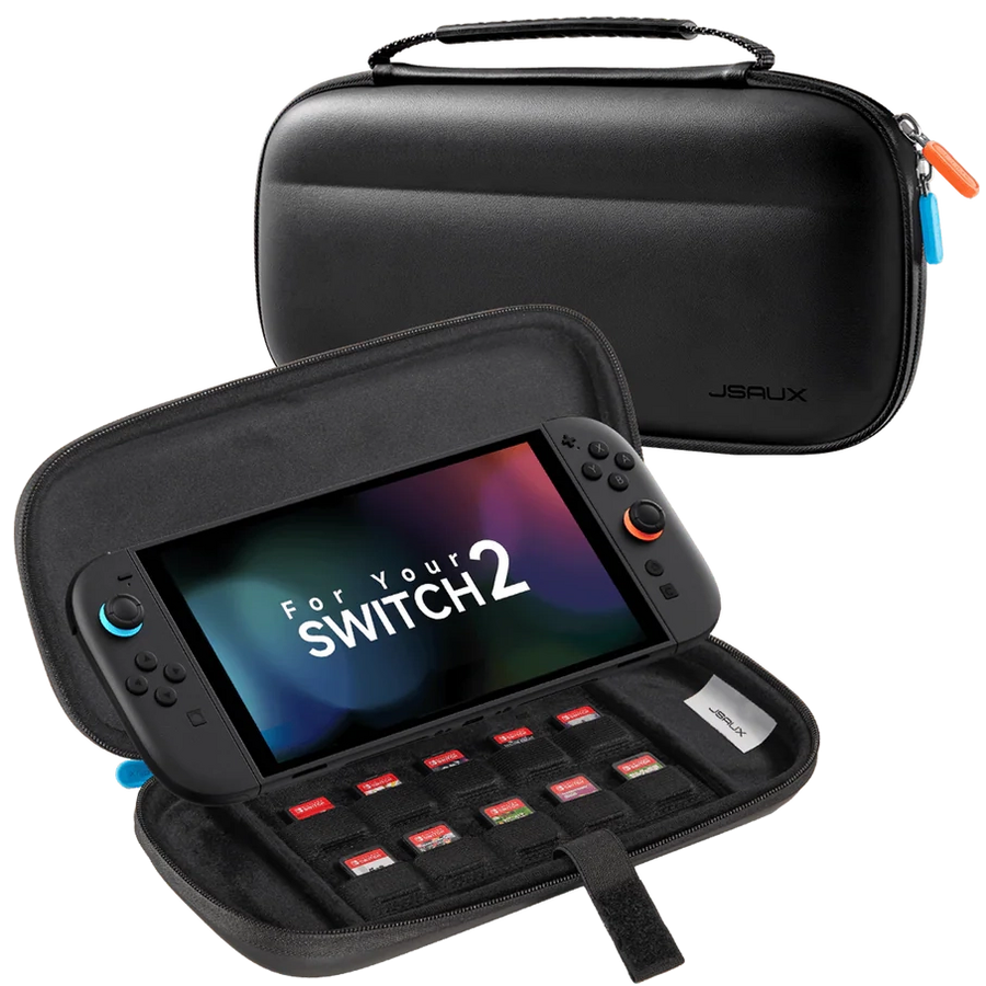 Jsaux Ultra-thin Carrying Case for Switch 2 - Black