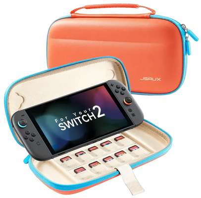 Jsaux Ultra-thin Carrying Case for Switch 2 - Orange