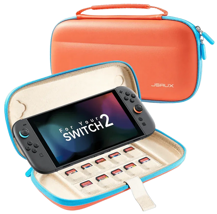 Jsaux Ultra-thin Carrying Case for Switch 2 - Orange  for sale in Egypt from Games2Egypt