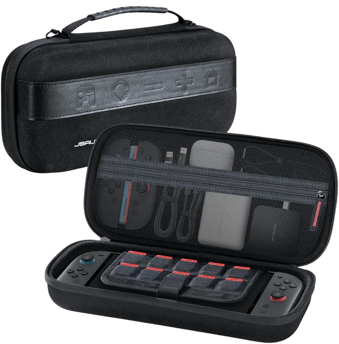 Jsaux MegaCarry Case for Switch 2 - Black  for sale in Egypt from Games2Egypt