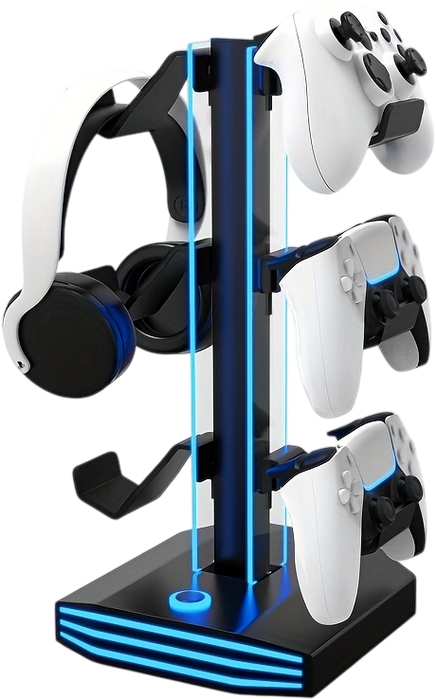 Deadskull RGB Multi-Functional Controller & Headset Stand - Black  for sale in Egypt from Games2Egypt