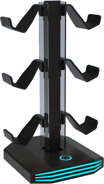Deadskull RGB Multi-Functional Controller & Headset Stand - Black  for sale in Egypt from Games2Egypt