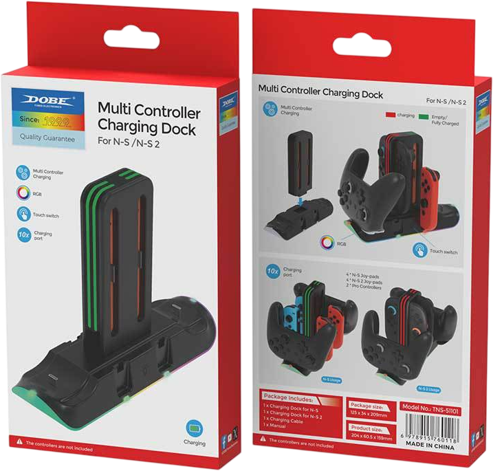 DOBE TNS-51101 Multi Controller Charging Dock for Nintendo Switch 2  for sale in Egypt from Games2Egypt