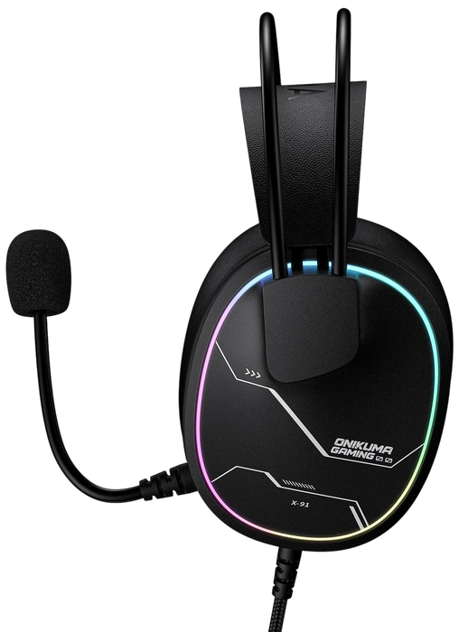 ONIKUMA X91 RGB Wired Gaming Headset - Black  for sale in Egypt from Games2Egypt