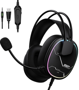 سماعة أونيكوما X91 RGB سلكية للألعاب - أسود -  للبيع في مصر من خلال Games2Egypt