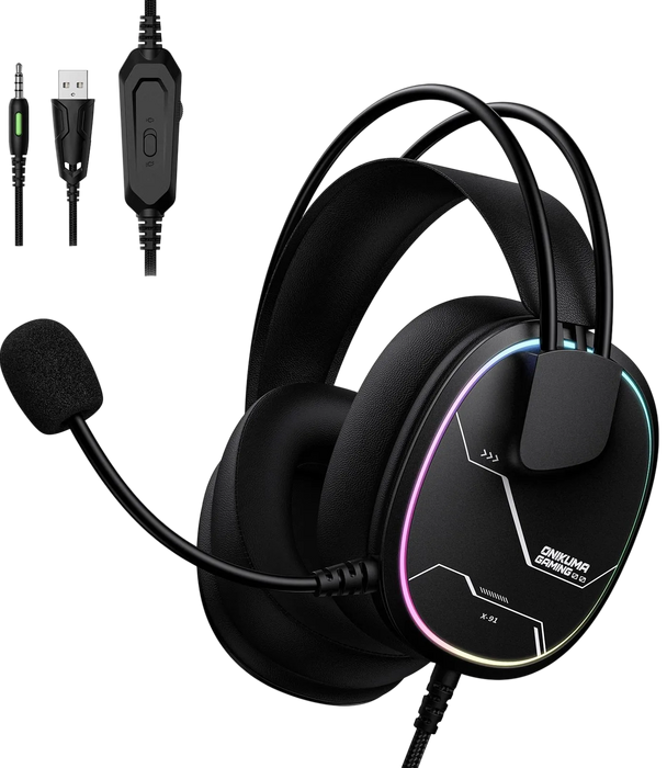 ONIKUMA X91 RGB Wired Gaming Headset - Black  for sale in Egypt from Games2Egypt