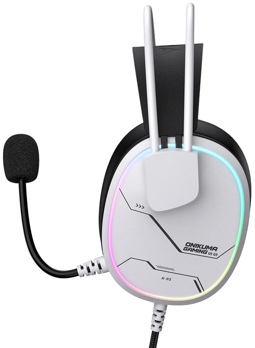 ONIKUMA X91 RGB Wired Gaming Headset - White  for sale in Egypt from Games2Egypt