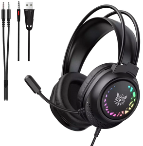 ONIKUMA X92 RGB Wired Gaming Headset - Black