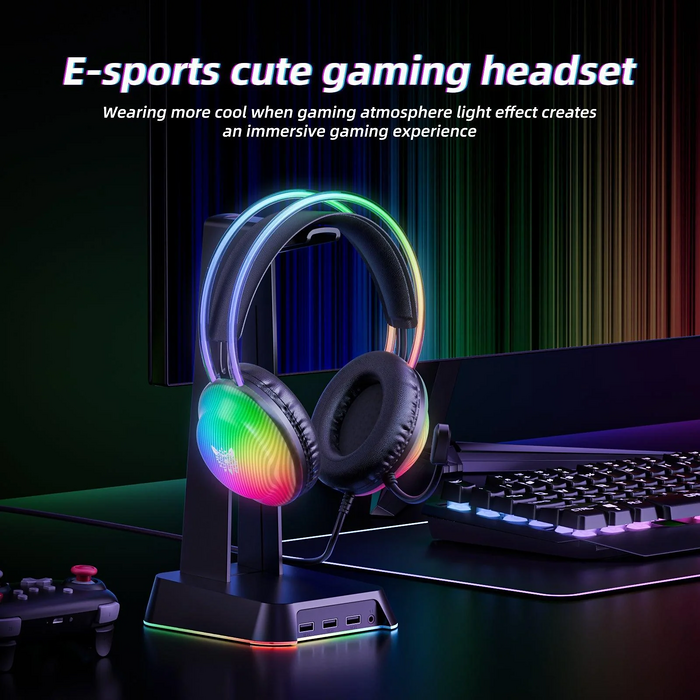 ONIKUMA X29 RGB Wired Gaming Headset - Black  for sale in Egypt from Games2Egypt