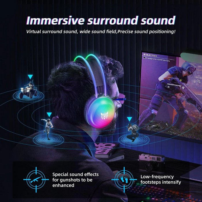 ONIKUMA X29 RGB Wired Gaming Headset - Black  for sale in Egypt from Games2Egypt