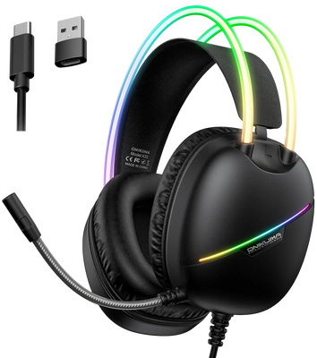 ONIKUMA X33 RGB Wired Gaming Headset - Black