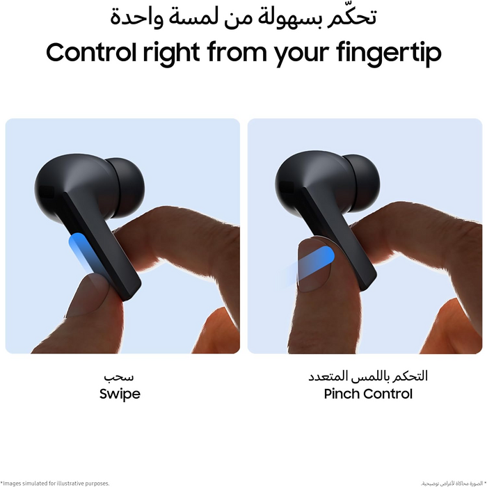 Samsung Galaxy Buds 3-FE True Wireless Earbuds - Black  for sale in Egypt from Games2Egypt