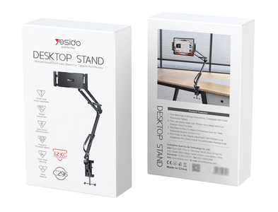 Yesido C296 Multi-Directional Adjustable Folding Metal Desktop Holder 360°Free - Open Sealed  for sale in Egypt from Games2Egypt